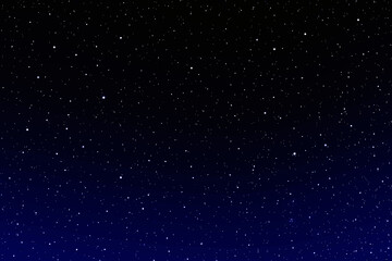Fototapeta na wymiar Galaxy space background. 3D photo of starry night sky. Dark blue sky with plenty shiny stars. 