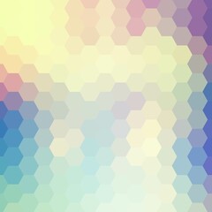 Fototapeta na wymiar colorful illustration. color hexagon background. polygonal style. eps 10