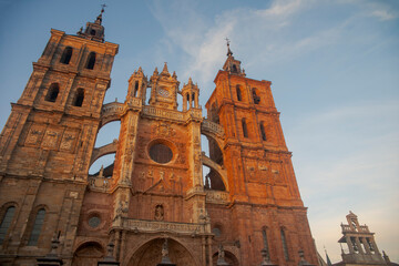 Catedral de Santa María de Astorga en castilla León, España