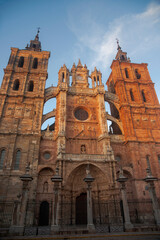 Catedral de Santa María de Astorga en castilla León, España