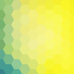 Fototapeta na wymiar green and yellow vector background. geometric design. polygonal style. eps 10