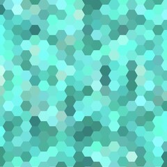 Emerald Tosca Low Poly Art Vector Background. eps 10