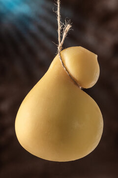 Caciocavallo  cheese. Traditional Italian cheese