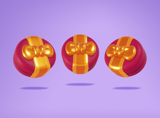 3D Giftboxes Wallpaper