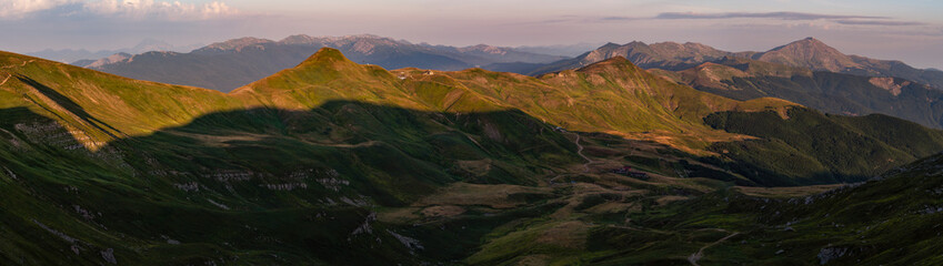 Paesaggio in Appennino ad agosto