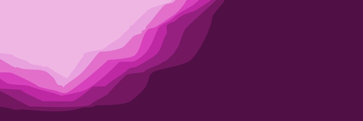 mountain landscape illustration vector for banner background, web background, apps background, tourism design template and adventure backdrop