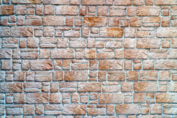 A wall of red brick for the background