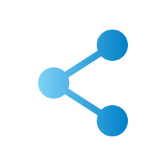 Share Icon with gradient