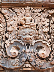 Banteay Srei, Siem Reap, Cambodia - a Hindu temple dedicated to Shiva commissioned by a Brahman