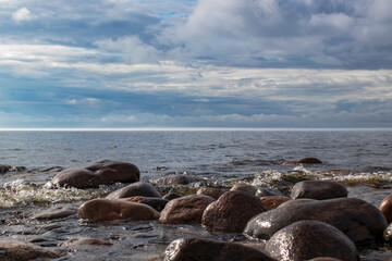Ladoga lake. Karelia.
