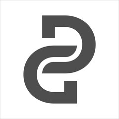 Fototapeta premium vector letter D, G logo design template