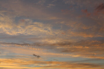 clouds at sunset