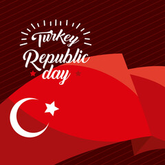 turkey republic day poster