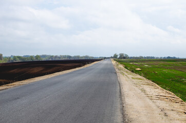 Country road in perfect daylight