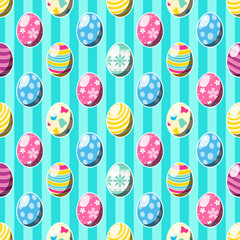 easter egg seamless pattern