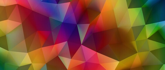 Obraz premium Low poly triangle posters, modern concept