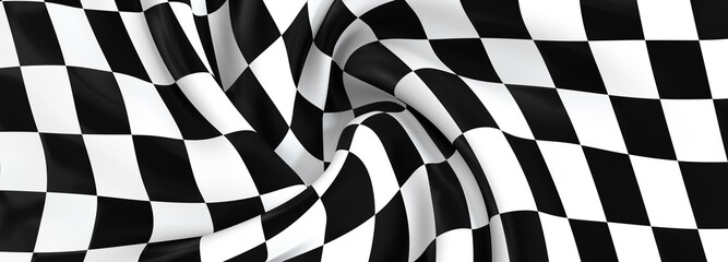 Obraz premium background of checkered flag pattern
