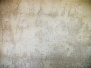 Plastered wall with cement mortar