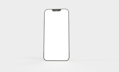 phone 3d illustration mockup smartphone isolated.