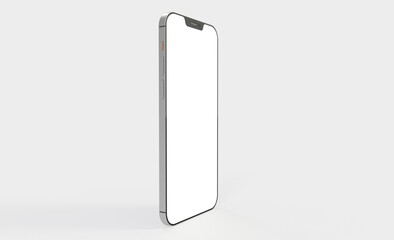 realistic smartphone template mockup for user experience presentation. Stylish concept design for websites, applications and landing pages.