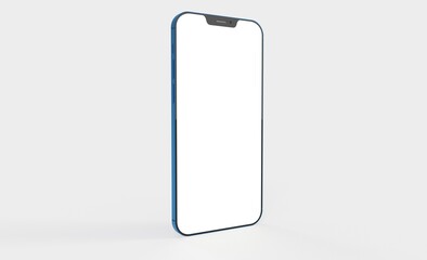 phone 3d illustration mockup smartphone isolated.