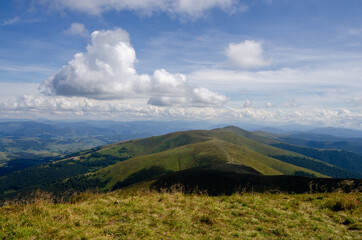 Obraz premium mountains and clouds
