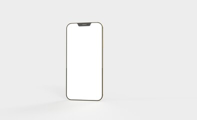 phone 3d illustration mockup smartphone isolated.