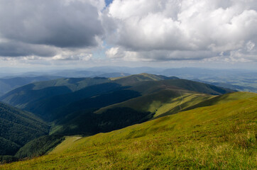 landscape with clouds