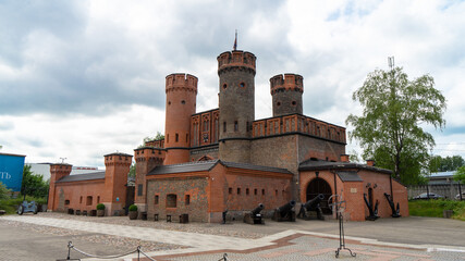 Fototapeta na wymiar Fort Friedrichsburg was a fort in Königsberg, Germany. The only remnant of the former fort is the Friedrichsburg Gate in Kaliningrad, Russia
