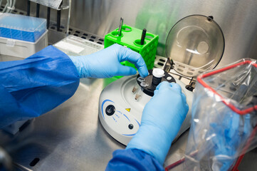 medicine laboratory pcr equipment test science covid