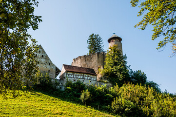 Arlesheim, Schloss Birseck, Ermitage, Dornach, Birseck, Landwirtschaft, Wald, Spazierweg,...