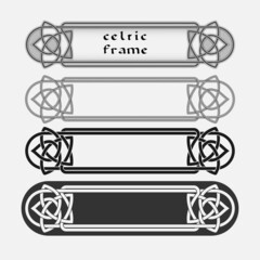 traditional celtic ornament frame