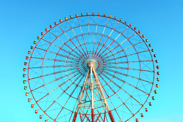 ferris wheel on a sky