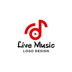 Sophisticated and simple logo about musical notes and wireless.
EPS 10, Vector.