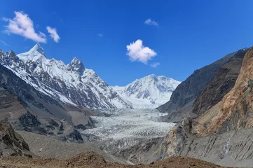 Crédence de cuisine en verre imprimé Gasherbrum Station de montagne du Karakoram