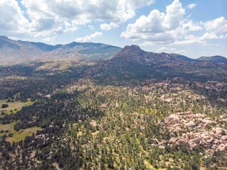 Fototapeta na wymiar Prescott Arizona drone aerial