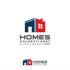 Home house building logo architecture creative business Design Vector Illustration