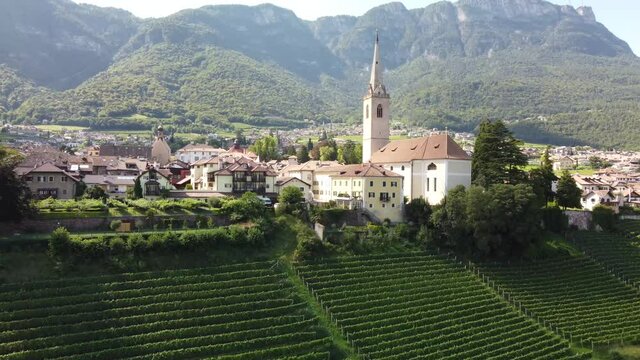 Caldaro, South Tyrol: the village of Caldaro