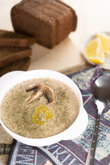 soup with mushrooms