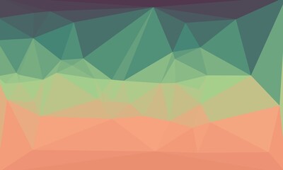 Fototapeta premium vibrant abstract colorful polygonal background
