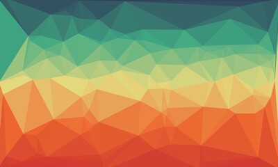 Obraz premium vibrant abstract multicolored background with poly pattern
