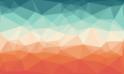 vibrant colorful geometric background with mosaic design