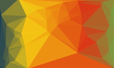 vibrant abstract multicolored background with poly pattern