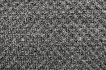Fototapeta na wymiar Textile. Material. Gray carpet background. Floor mat texture. Fabric