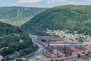 Johnstown, PA From The Inclined Plane Station