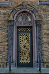 Entrance for St. Marys Greek Catholic Church, Johnstown, Pennsylvania, USA