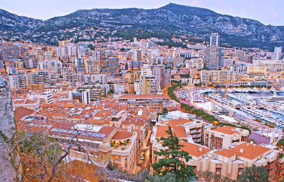 The cityscape of Monaco