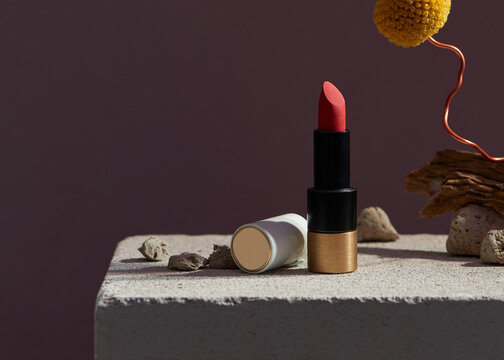 modern luxury red lipstick 