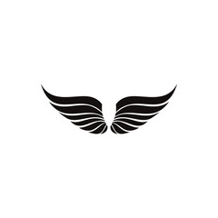 Angel wings icon vector. fly illustration sign collection. pilot symbol. wings logo. © Denys