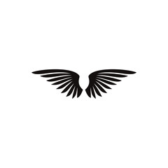 Angel wings icon vector. fly illustration sign collection. pilot symbol. wings logo.